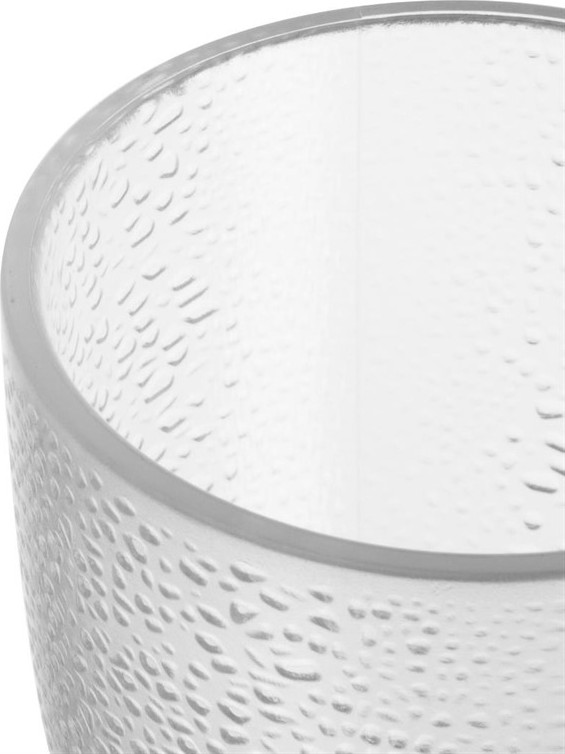  Olympia Kristallon Polycarbonate Tumbler Pebbled Clear 275ml (Pack of 6) 