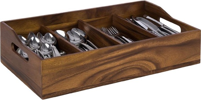  APS Acacia Cutlery 510 x 280mm 