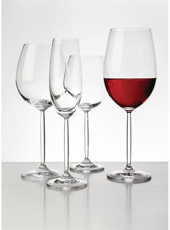  Olympia Chime Crystal Wine Glasses 620ml (Pack of 6) 