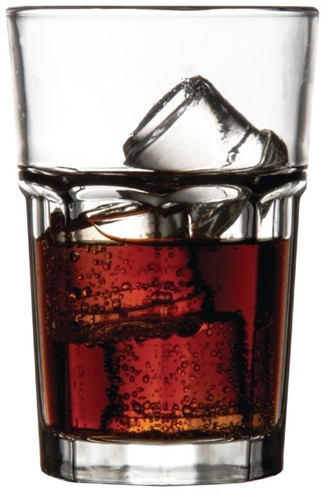  Olympia Toughened Orleans Hi Ball Glasses 425ml (Pack of 12) 