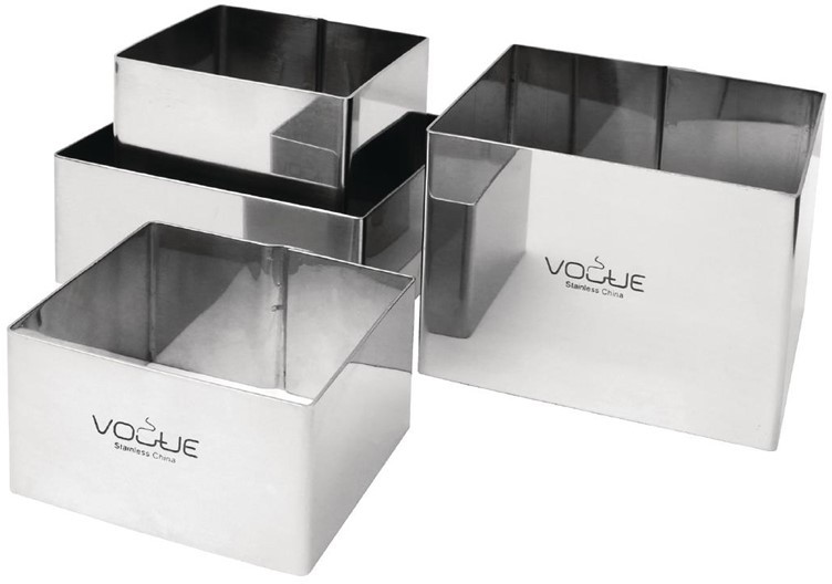  Vogue Square Mousse Rings 60 x 60 x 60mm Extra Deep 