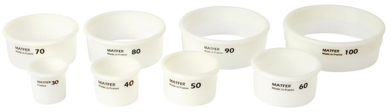  Matfer Exoglass Round Plain Pastry Cutter Set 