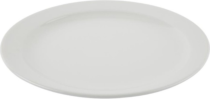  Athena Hotelware Narrow Rimmed Plates 254mm (Pack of 12) 