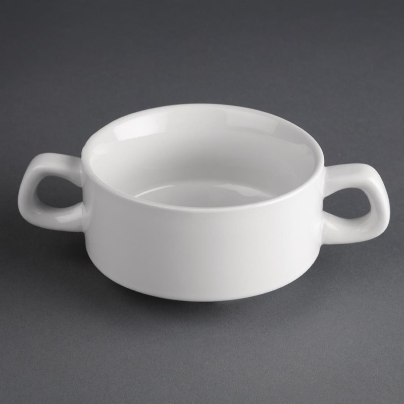  Athena Hotelware Stacking Soup Bowls 160mm 290ml (Pack of 12) 