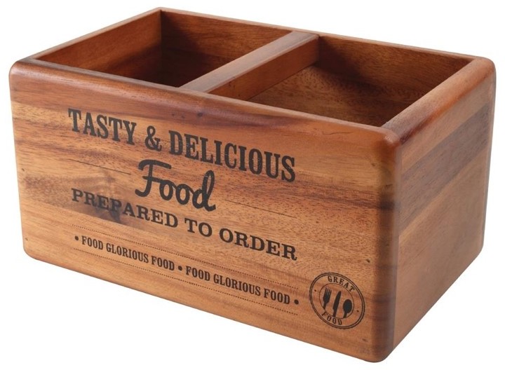  T&G Woodware T&G Food Glorious Food Table Tidy with Chalkboard 