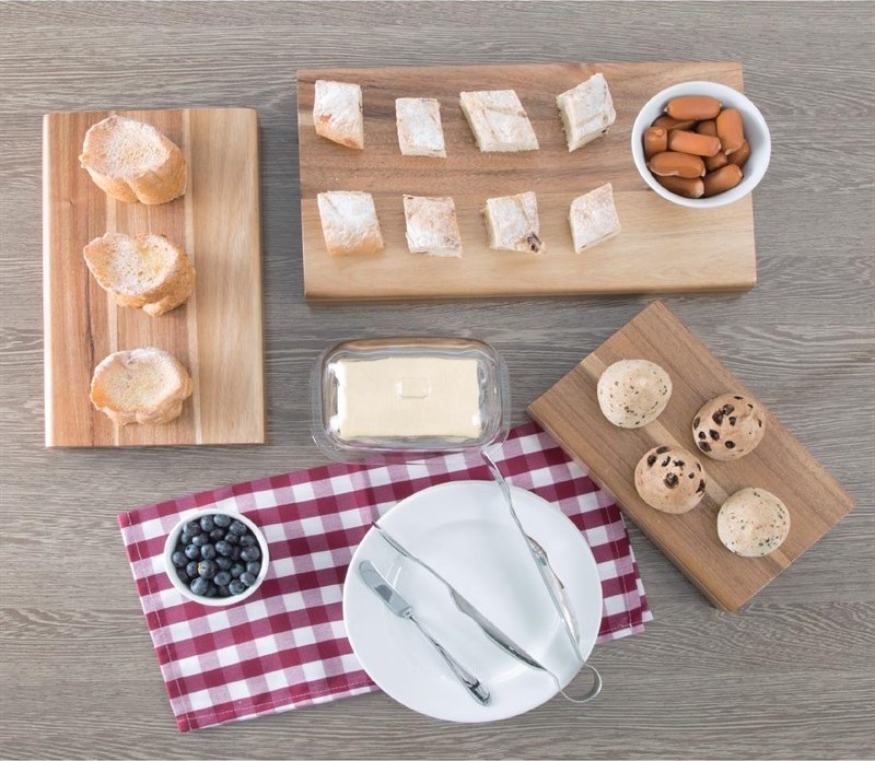  Olympia FSC Acacia Wood Riser Set (Pack of 3) 