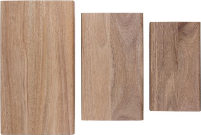  Olympia FSC Acacia Wood Riser Set (Pack of 3) 