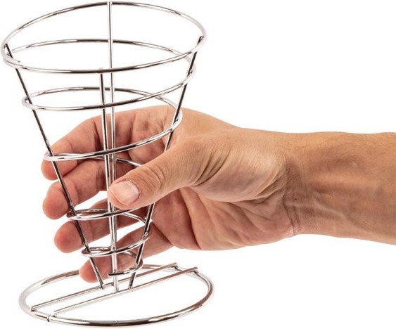  Olympia Wire Chip Cone Silver 