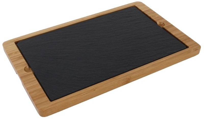  Olympia Smooth Edged Slate Platters 280 x 180mm (Pack of 2) 