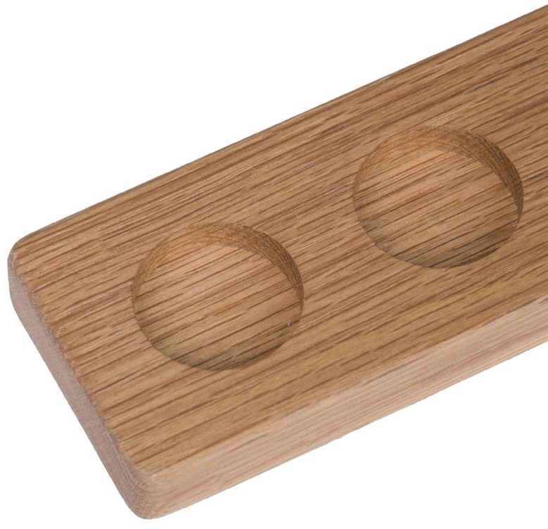  Olympia Oak Wood 6 Shot Wooden Paddle Board 500mm 