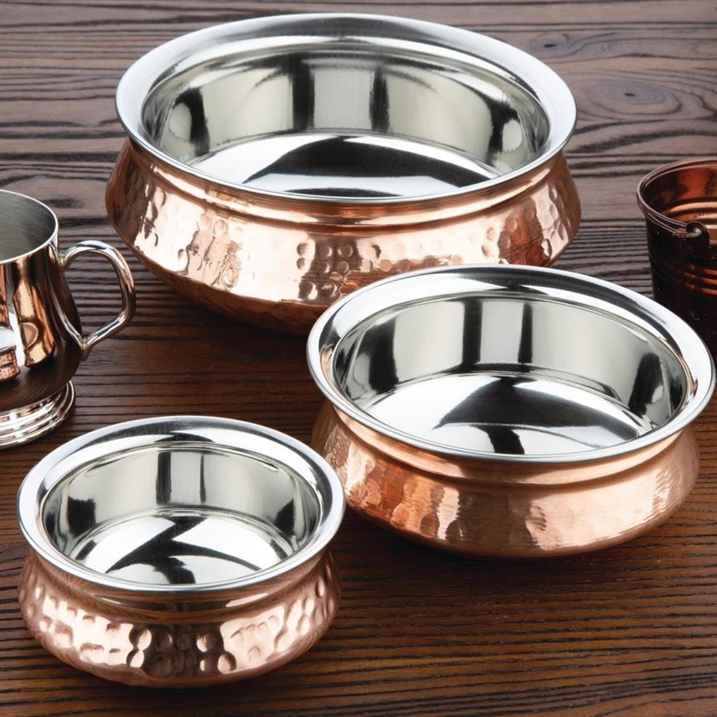  Olympia Large Handi Serving Dish Copper 200(&Oslash;)mm 