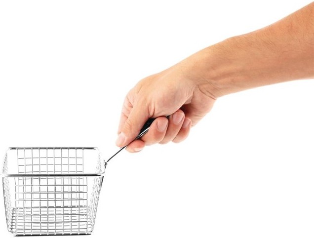  Olympia Chip basket Square with handle Large 