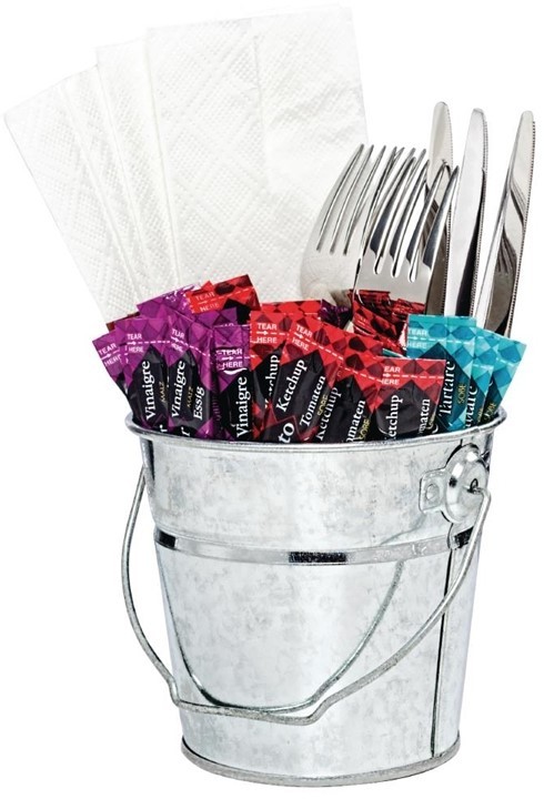  Olympia Mini Chip Bucket with Handle 135mm 