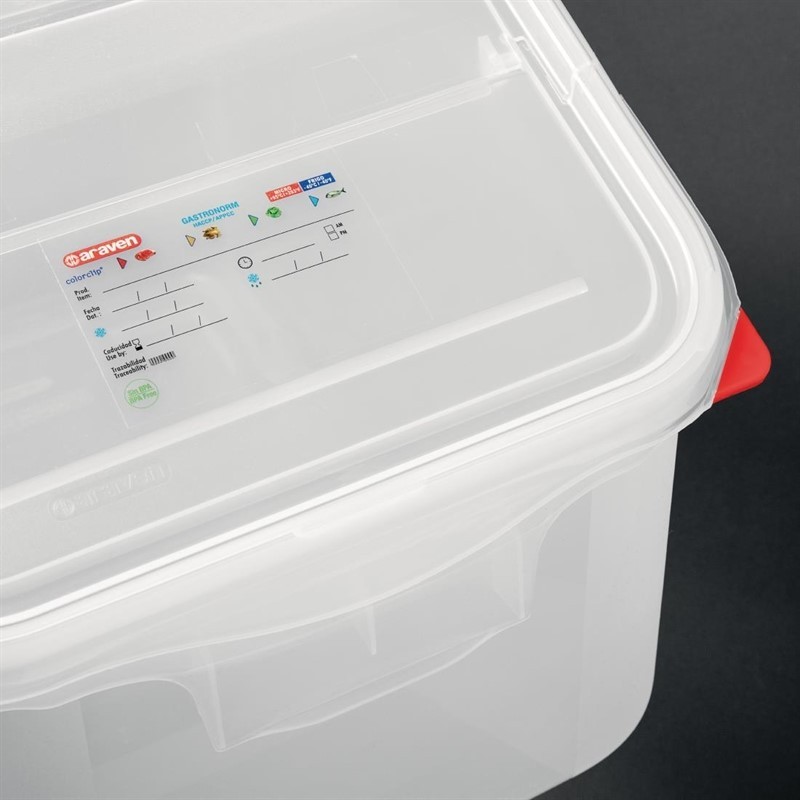  Araven Transparent Ingredient Bin 50Ltr 