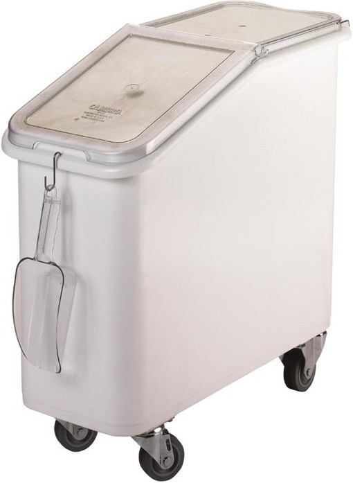  Cambro Mobile Ingredient Bin White 81Ltr 