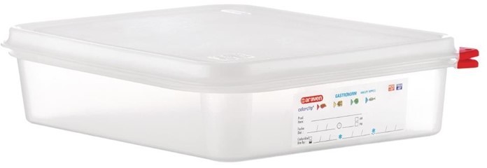  Araven Polypropylene 1/2 Gastronorm Food Containers 4L (Pack of 4) 