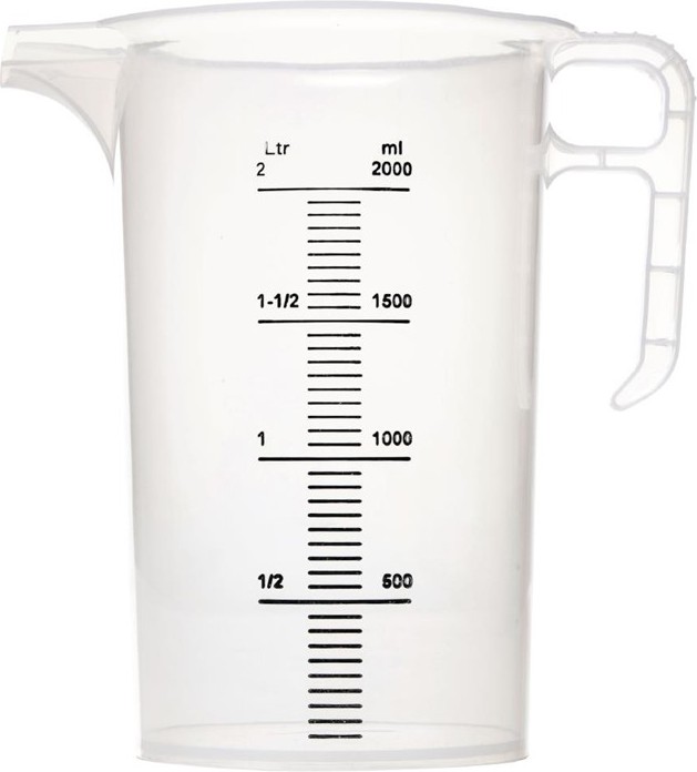  Gastronoble Pro-Measures Polypropylene Measuring Jug 2Ltr 