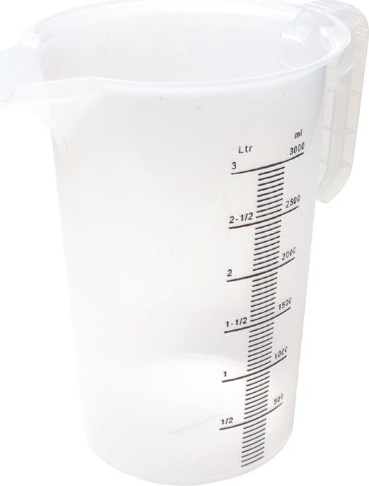 Gastronoble Pro-Measures Polypropylene Measuring Jug 3Ltr 