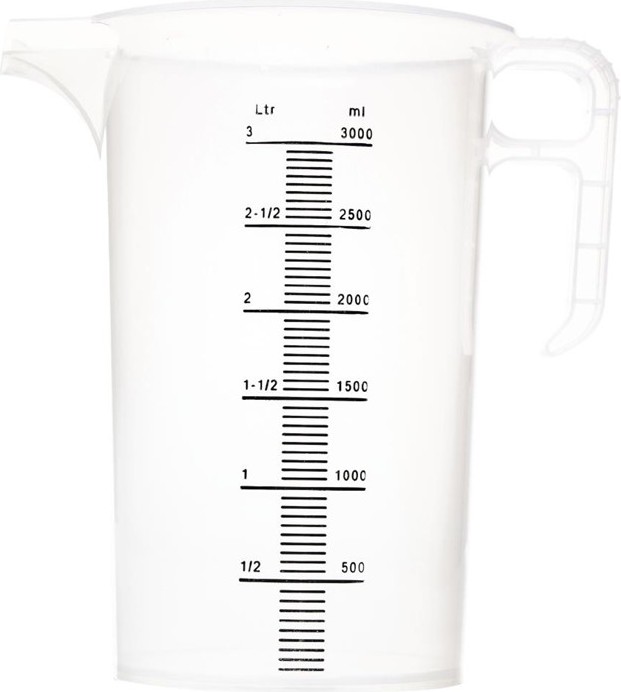  Gastronoble Pro-Measures Polypropylene Measuring Jug 3Ltr 