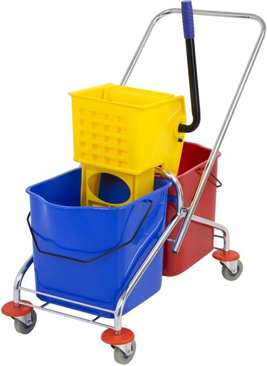  Jantex Dual Bucket Mop Wringer with Frame 