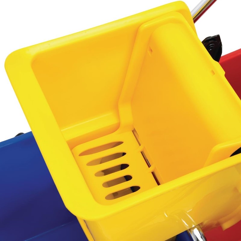  Jantex Dual Bucket Mop Wringer with Frame 