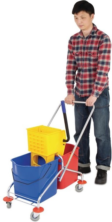  Jantex Dual Bucket Mop Wringer with Frame 