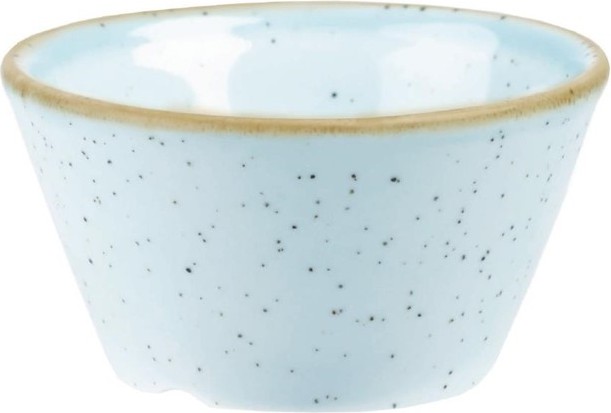  Churchill Stonecast X Squared Sauce Dish Duck Egg Blue 3oz (Pack of 12) 