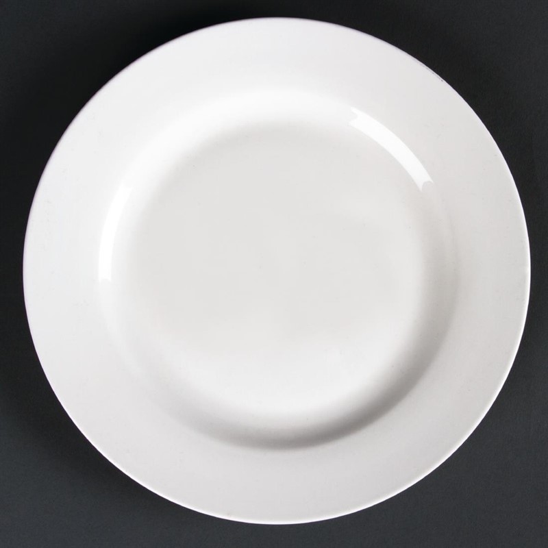  Lumina Wide Rim Round Plates 200mm (Pack of 6) 