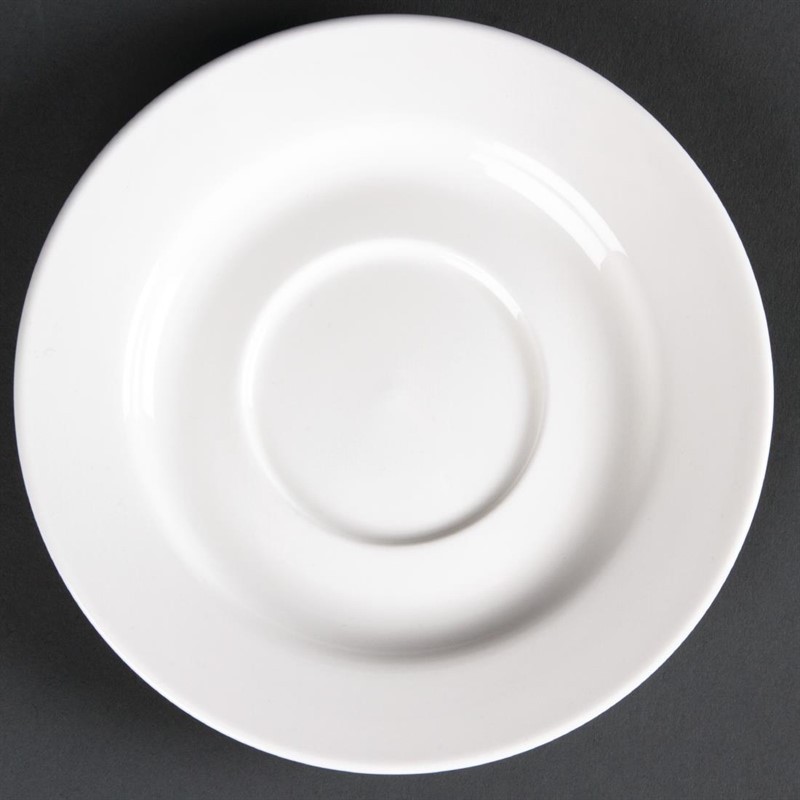 Lumina Fine China Round Saucers 143mm (Pack of 6) 