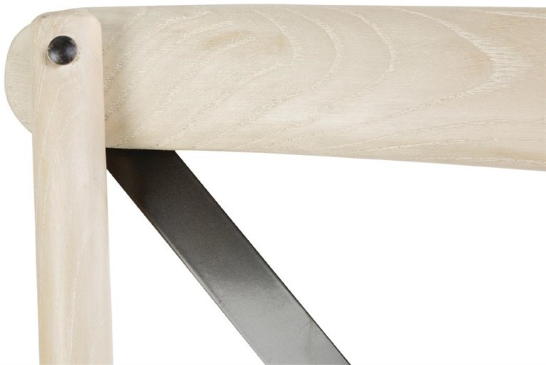  Bolero Bentwood Chairs with Metal Cross Backrest (Pack of 2) 