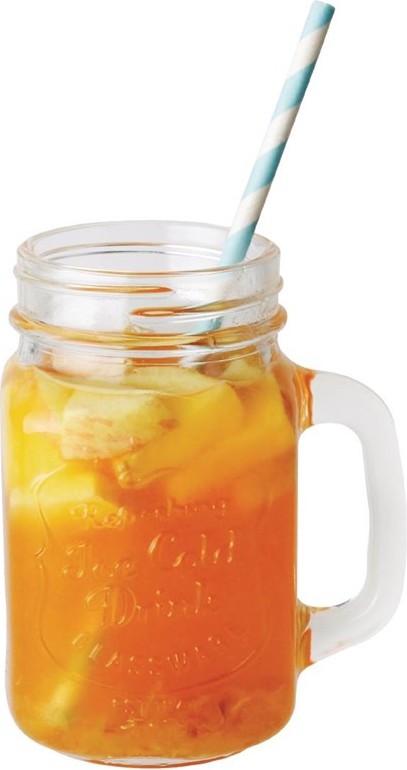  Olympia Handled Mason Jar 450ml (Pack of 12) 