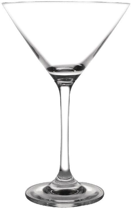  Olympia Bar Collection Crystal Martini Glasses 275ml (Pack of 6) 