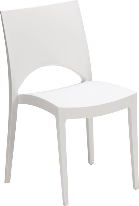  Gastronoble Sol outdoor/indoor stackable chair white 