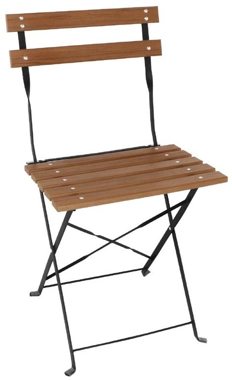  Bolero GJ766 - Faux Wood Bistro Chair (Pack 2) 