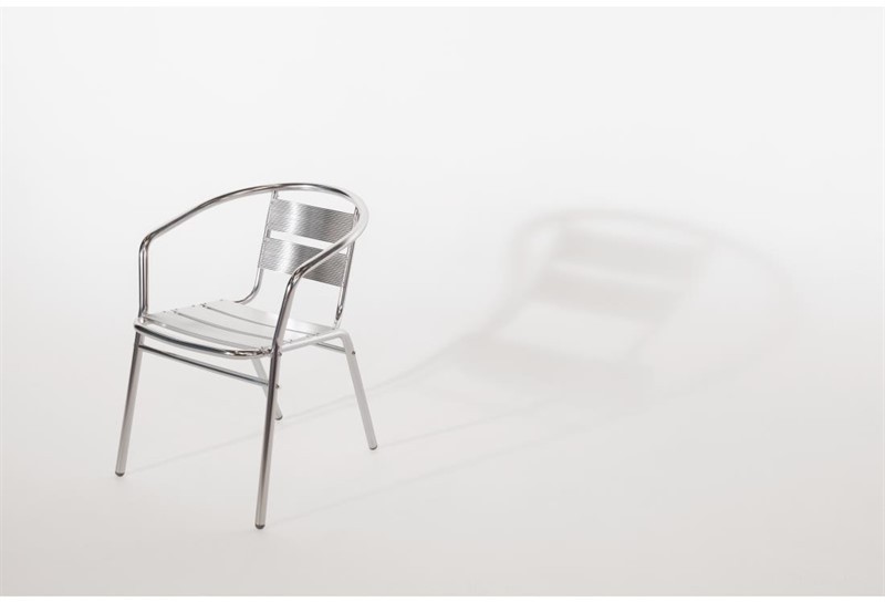  Bolero U419 - Armchair Alu. - 530x580x735mm (Pack 4) 
