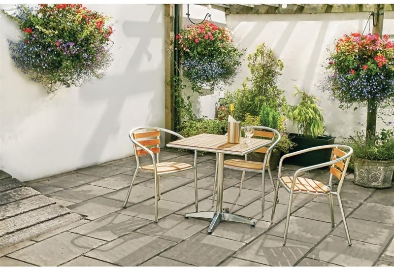  Bolero U421 - Armchair Alu. & Ash - 570Wx560Dx760mmH (Pack 4) 