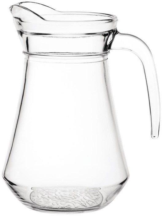  Olympia Glass Jugs 1Ltr (Pack of 6) 