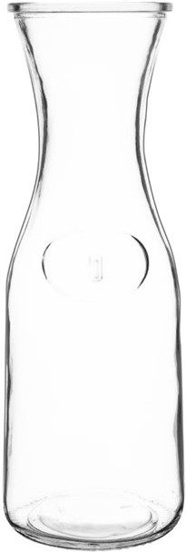  Olympia Glass Carafe 1Ltr (Pack of 6) 