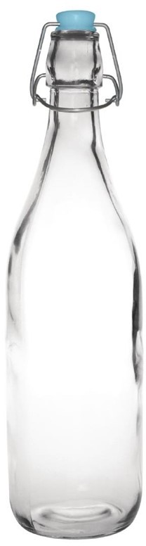  Olympia Glass Water Bottles 1Ltr (Pack of 6) 
