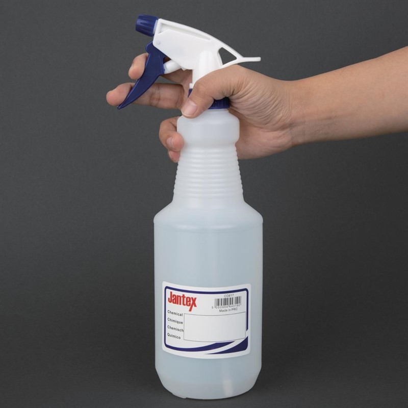  Jantex Colour-Coded Trigger Spray Bottle Blue 750ml 