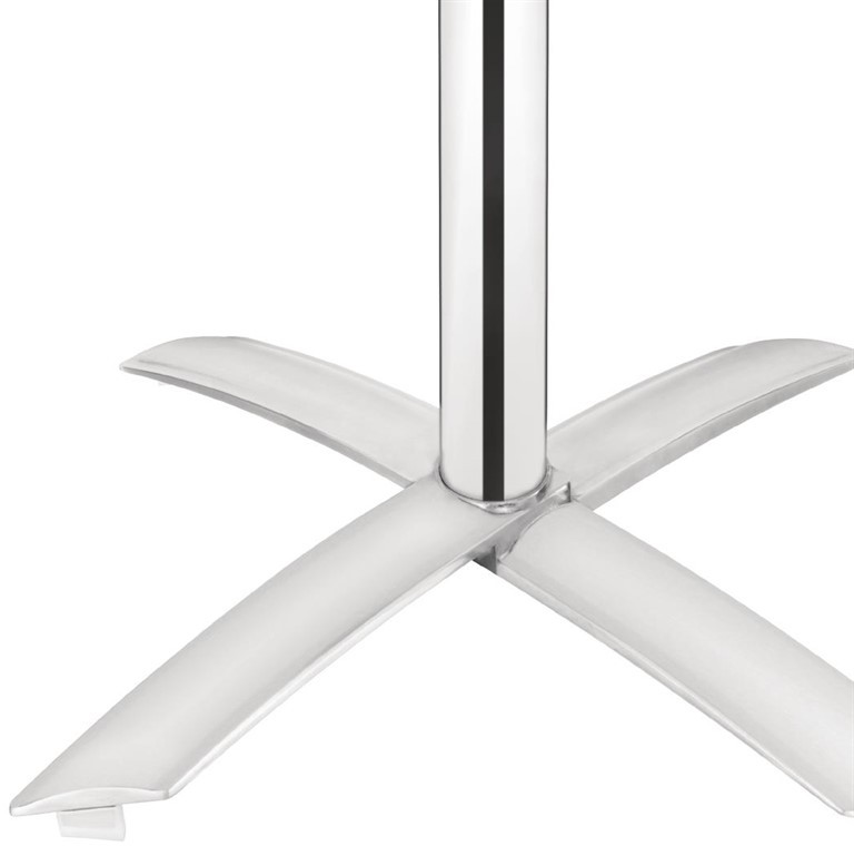  Bolero Square Stainless Steel Flip Top Table 600mm (Single) 