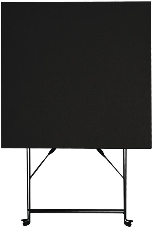  Bolero Black Square Pavement Style Steel Table 