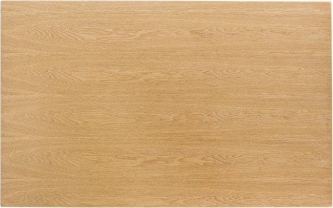  Bolero Pre-drilled Rectangular Table Top Natural Ash Veneer 1100 x 700mm 