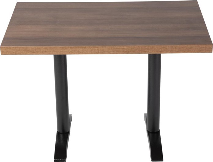  Bolero Pre-drilled Rectangular Table Top Rustic Oak 1100(W) x 700(D)mm 
