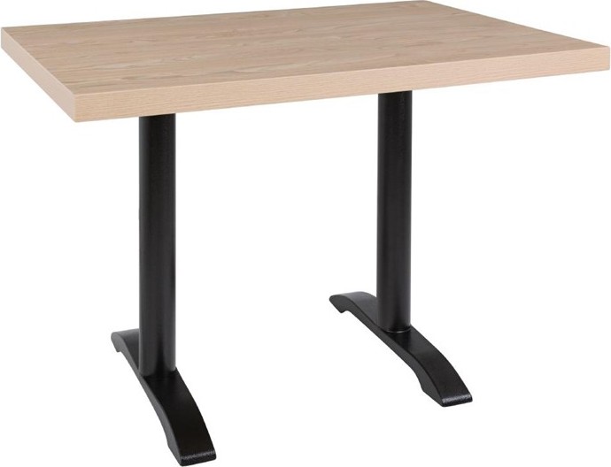  Bolero Pre-drilled Rectangular Table Top Antique Natural 1100(W) x 700(D)mm 