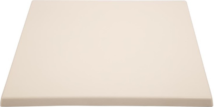  Bolero Pre-drilled Square Table Top White 600mm 