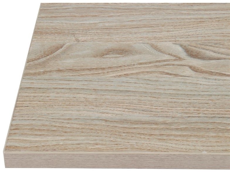  Bolero Pre-drilled Square Table Top Antique Natural 600mm 