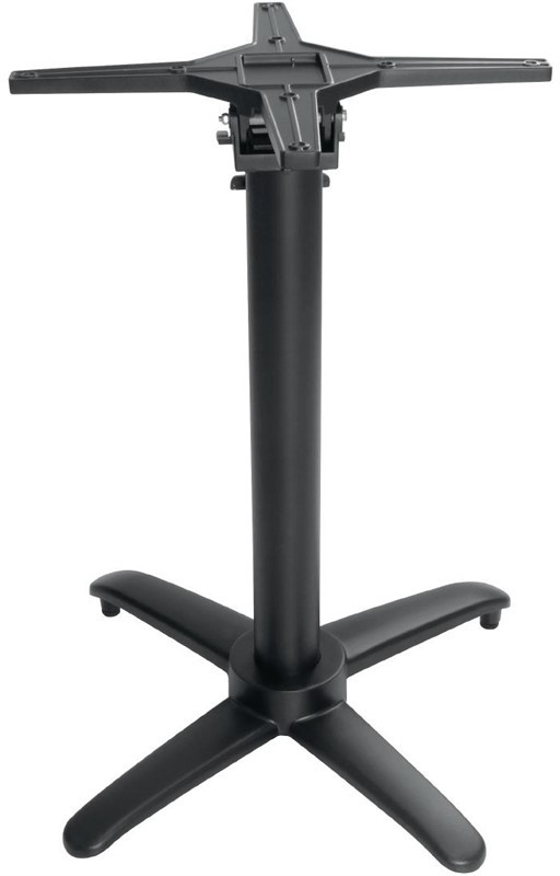  Bolero Aluminium Flip Top Table Base Black 