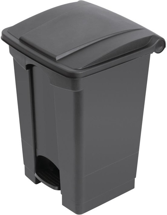  Jantex Kitchen Pedal Bin Black 45Ltr 
