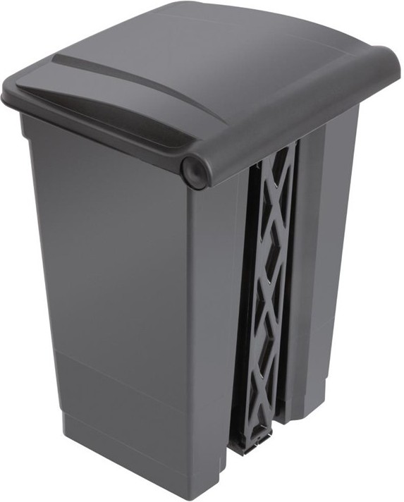  Jantex Kitchen Pedal Bin Black 45Ltr 